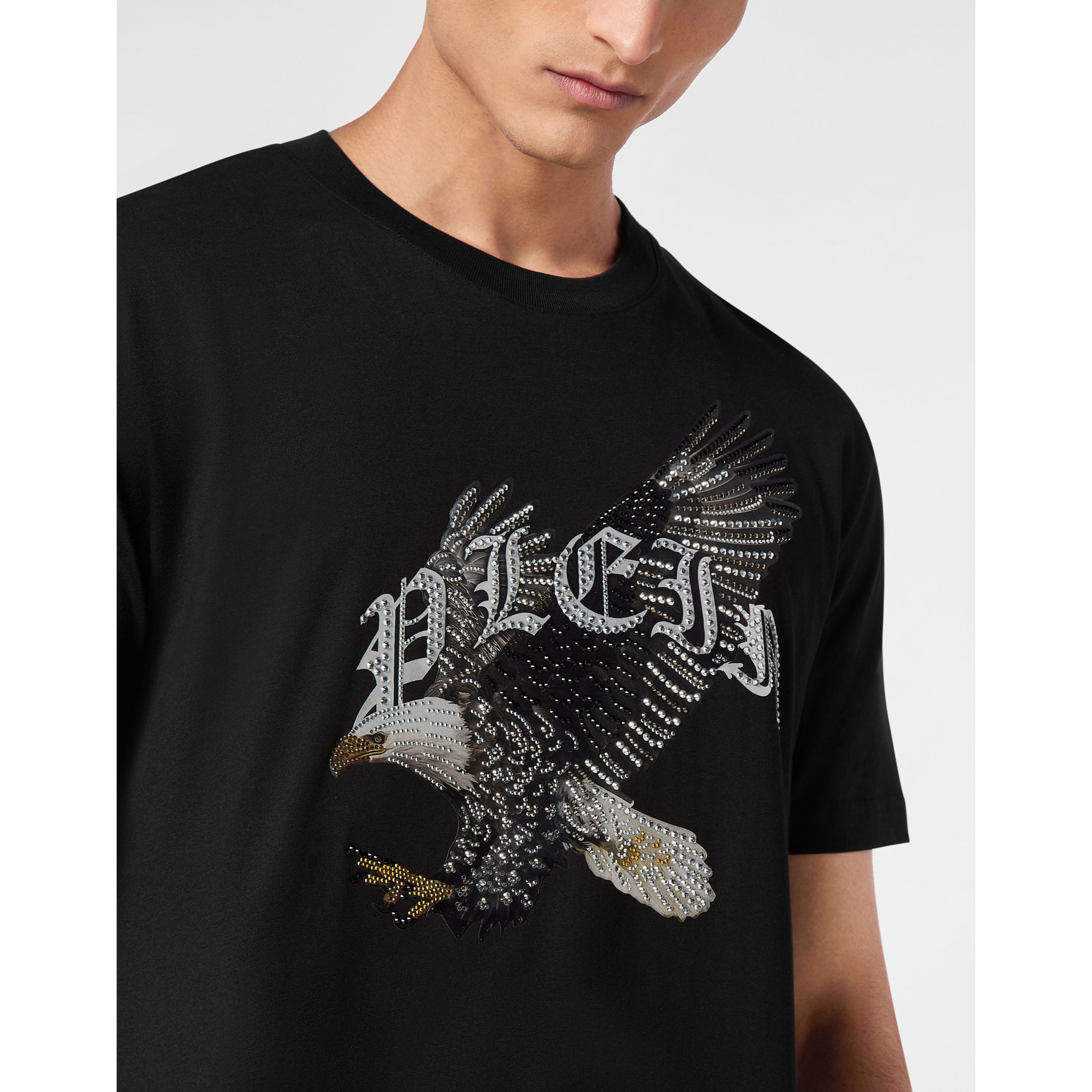 PHILIPP PLEIN Camiseta Cuello Redondo EAGLE