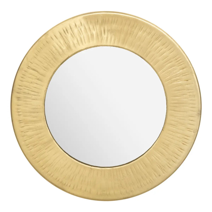 Miroir "Romy" métal 18x18cm