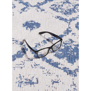 Tapis d'extérieur Reversible Culu bleu et blanc