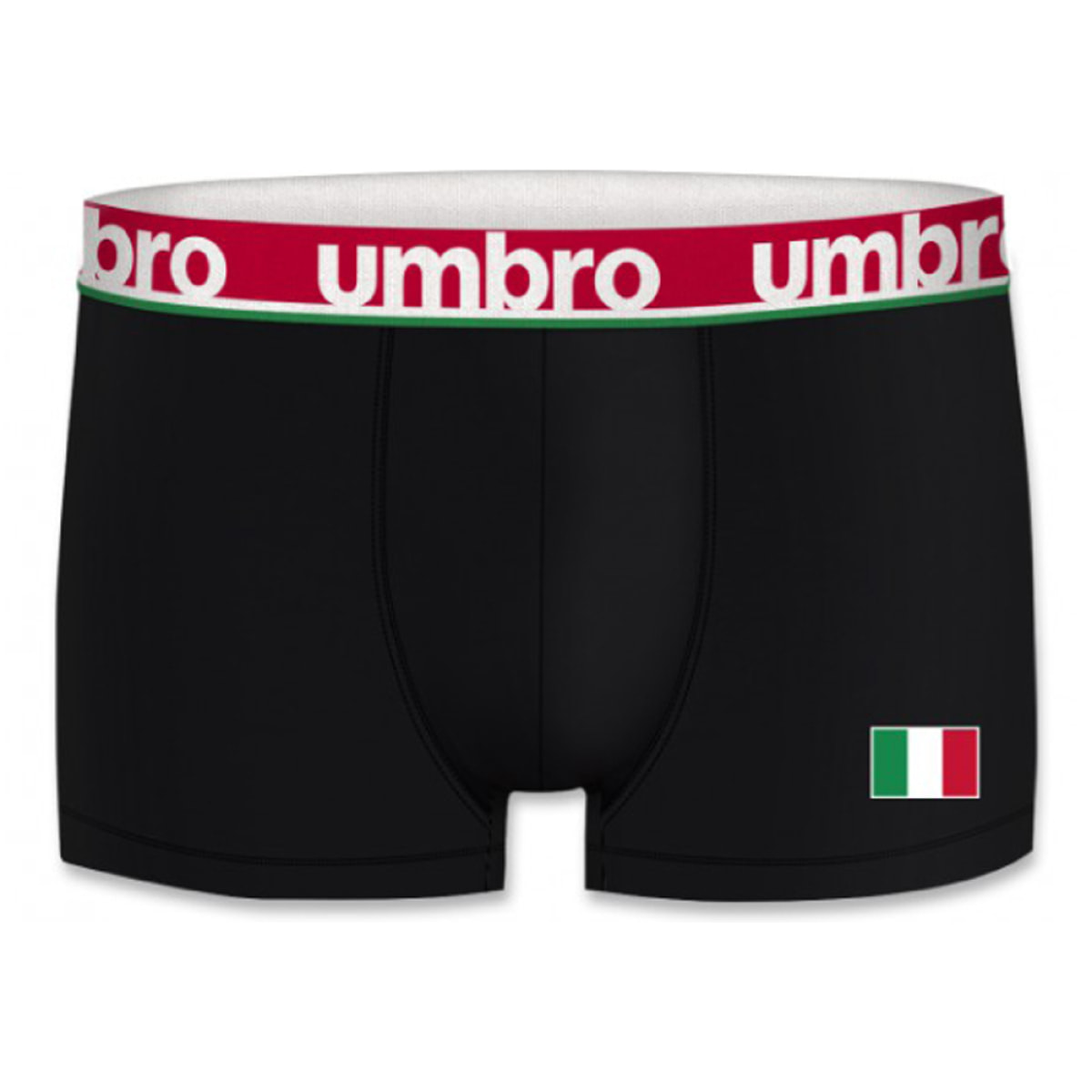 Calzoncillo boxer UMBRO Italia para hombre 100% algodón color negro