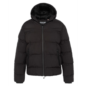 INLANDTECHNICAL PUFFY HOODED JACKET95% POLYESTER 5% ELASTHANNEBLACK