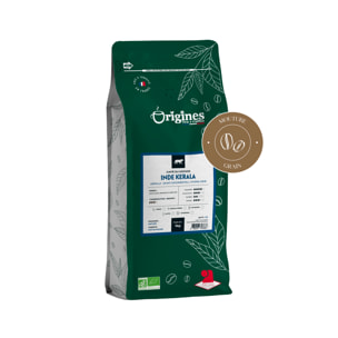 Café Bio - Inde Kerala - Pur Robusta - Grain 1kg