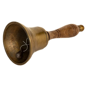 Cloche Constance H.17cm manguier et métal