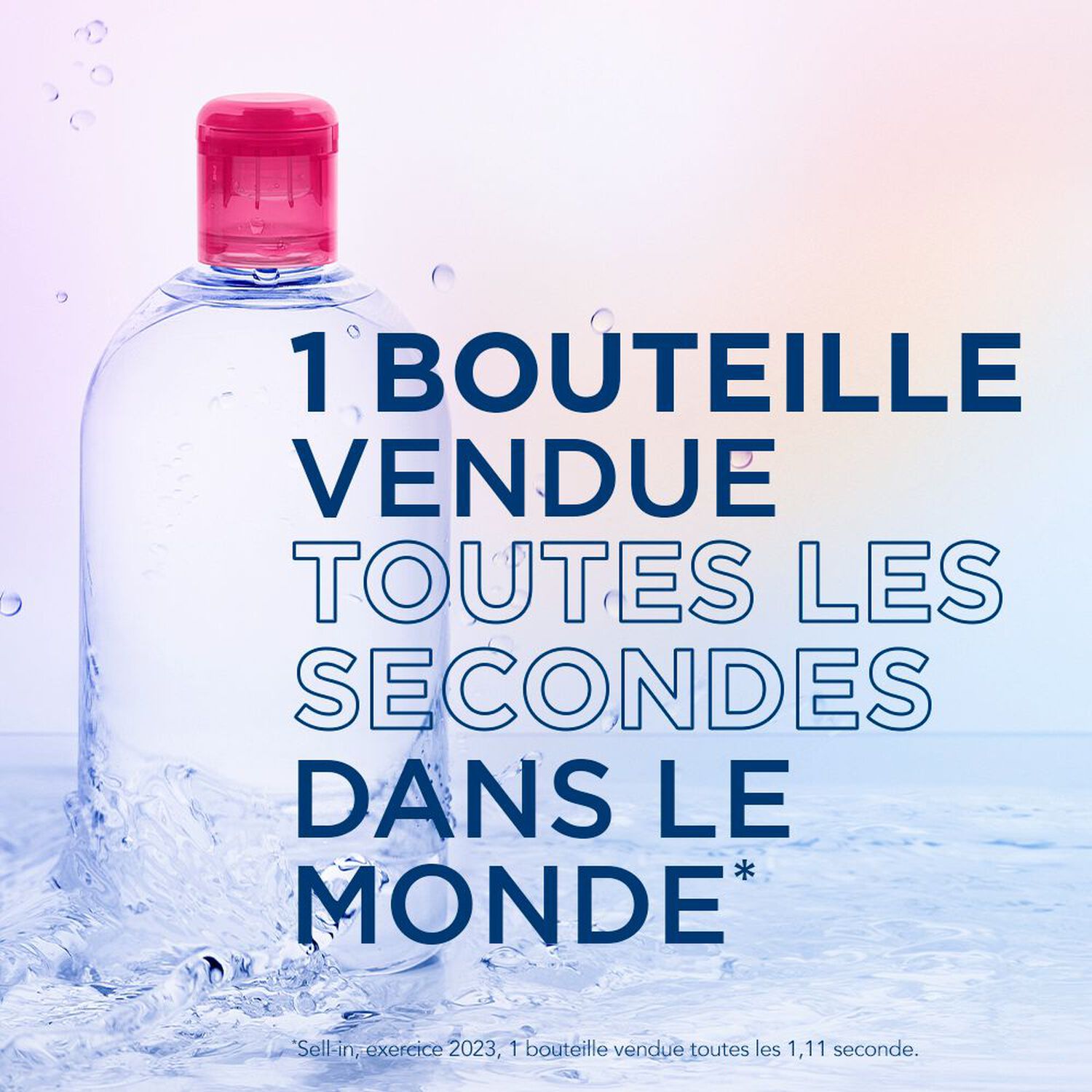 Créaline H2O - Eau Micellaire Démaquillante Sans Rinçage - Peaux Sensibles