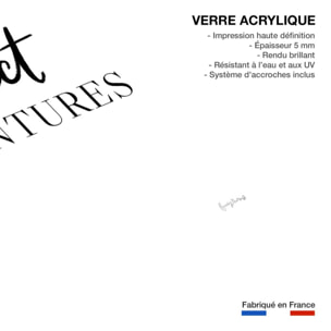 Tableau collect adventure Tableau plexiglas