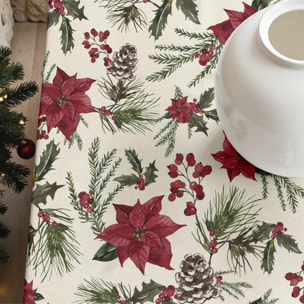 Nappe Anti-tâches Culla Linge Christmas Flower 1
