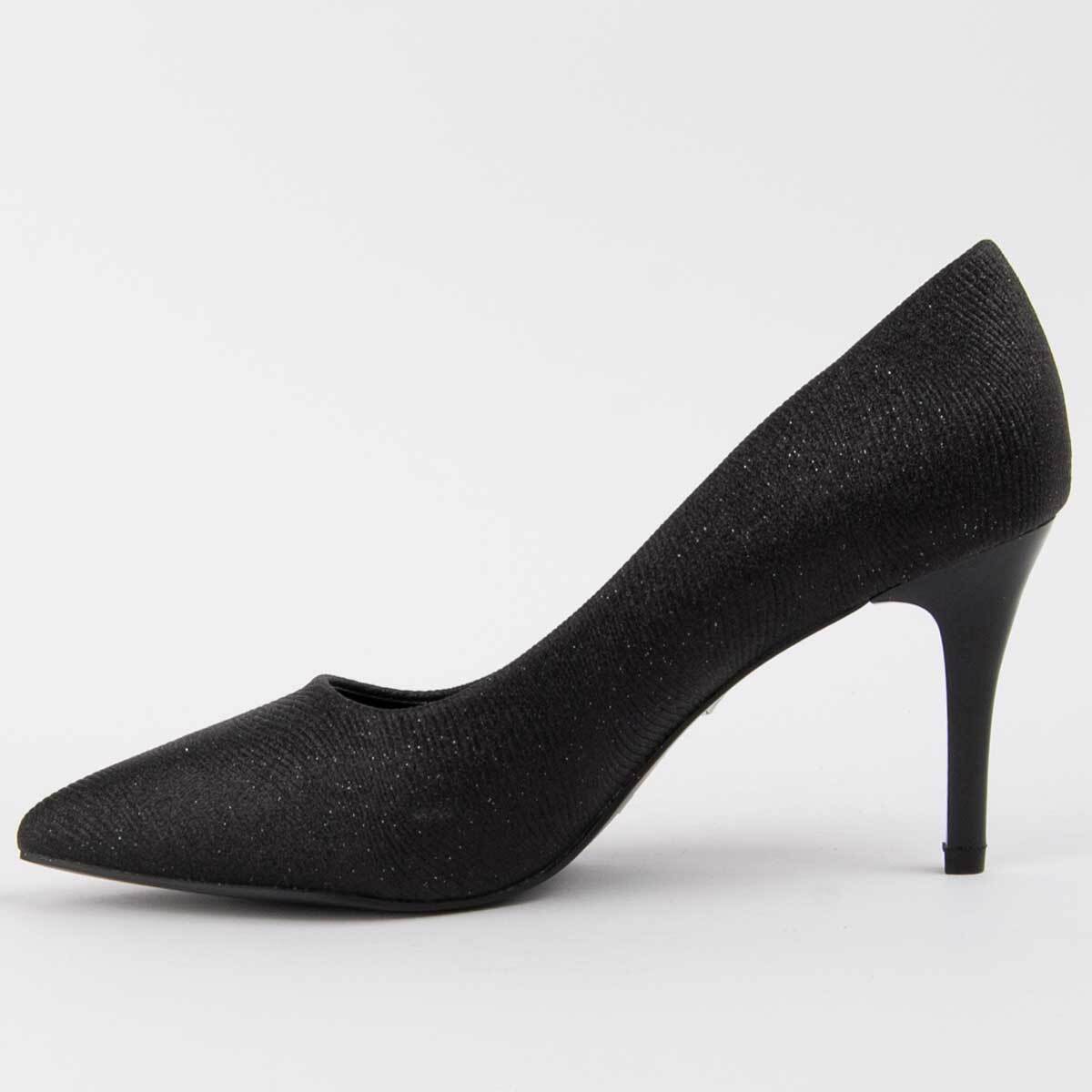 Zapato De Tacón - Negro - Altura: 8 Cm