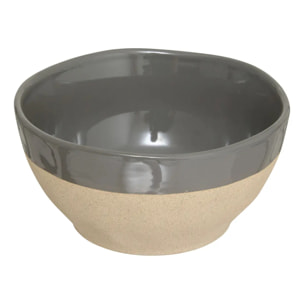Bol Kate bleu gris et beige 72cl