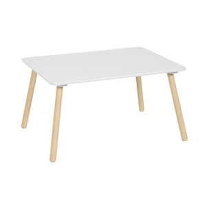 Table rectangulaire enfant bois de pin 4 assises JUDITH