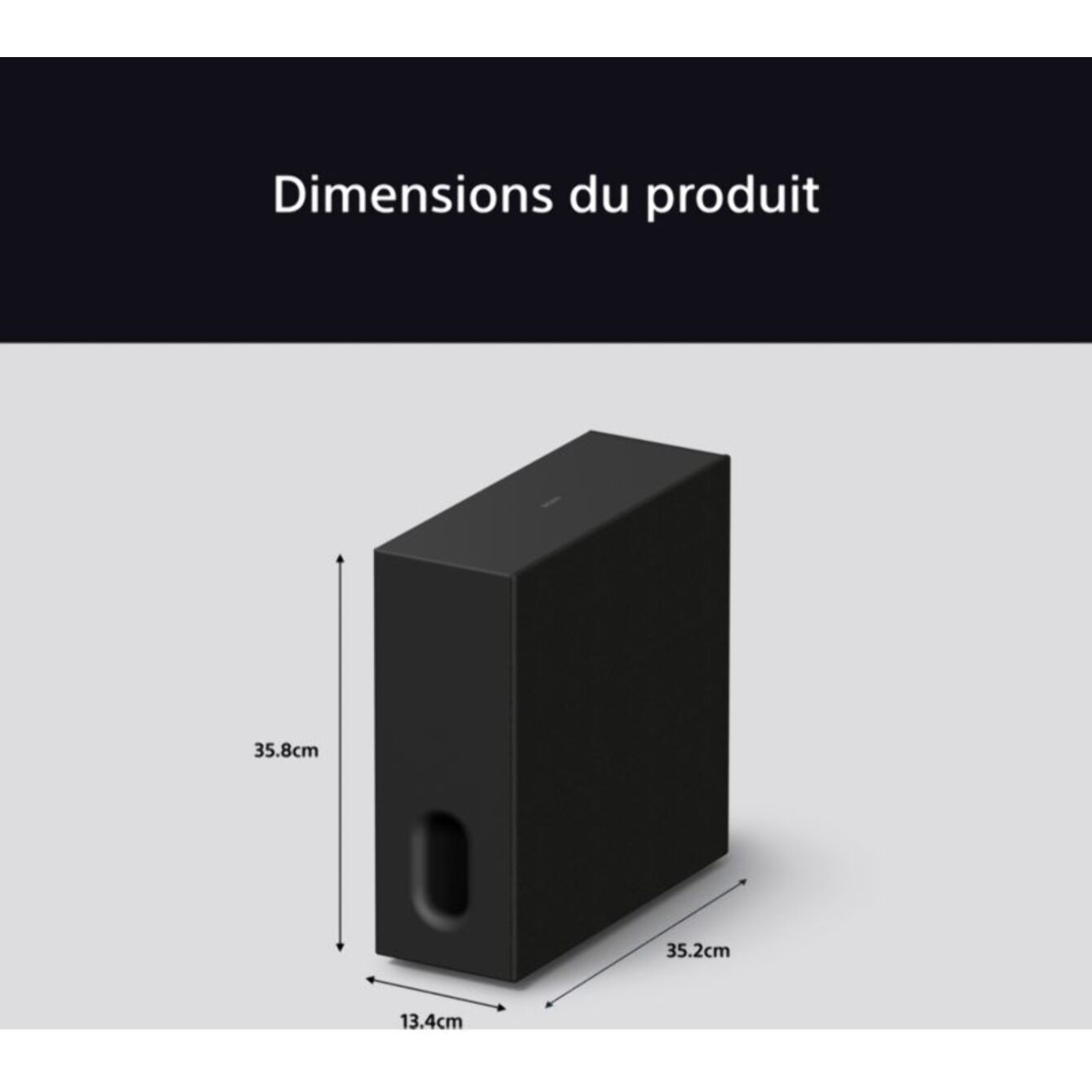 Caisson de basse SONY Bravia Theatre Sub 7