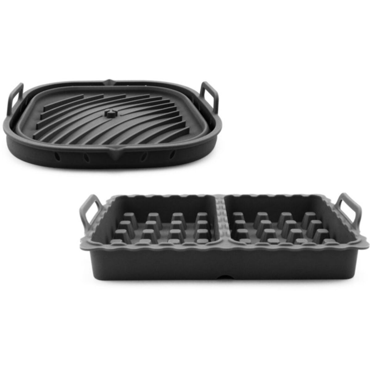 moule LIVOO set de 2 accessoires Airfryer - Rétractable avec séparateur & Spécial gaufres