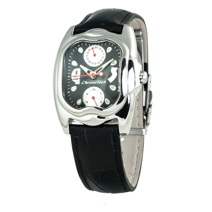 Reloj Chronotech CT7220L-05 Mujer Analogico Cuarzo con Correa de Piel