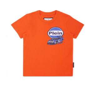 PHILIPP PLEIN T-Shirt Round Neck Ss RACING