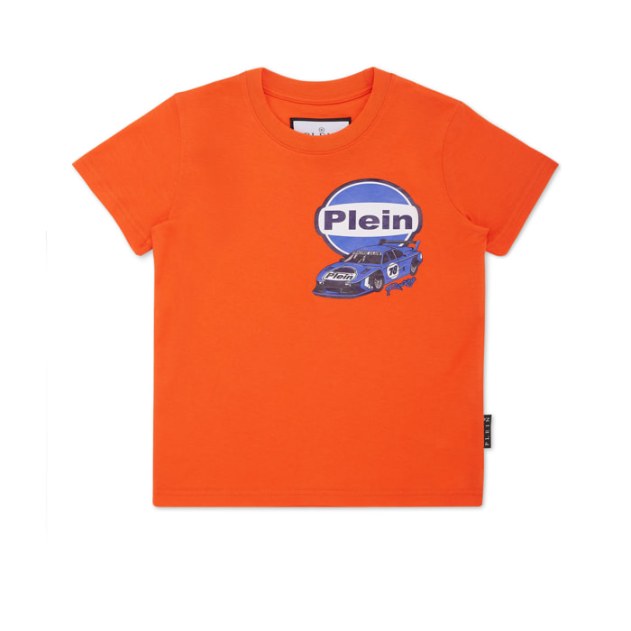 PHILIPP PLEIN T-Shirt Round Neck Ss RACING