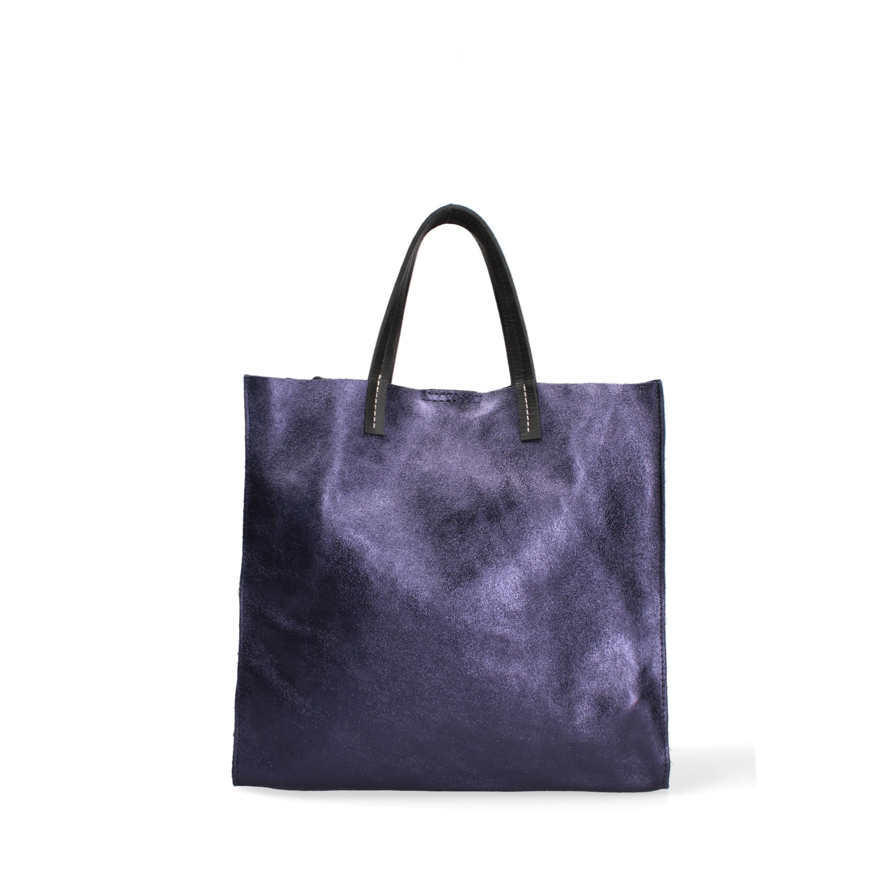 Borsa a mano da donna Made in Italy - Modello Ereva - 100% pelle - 34.5 x 32.0 x 17.0 cm