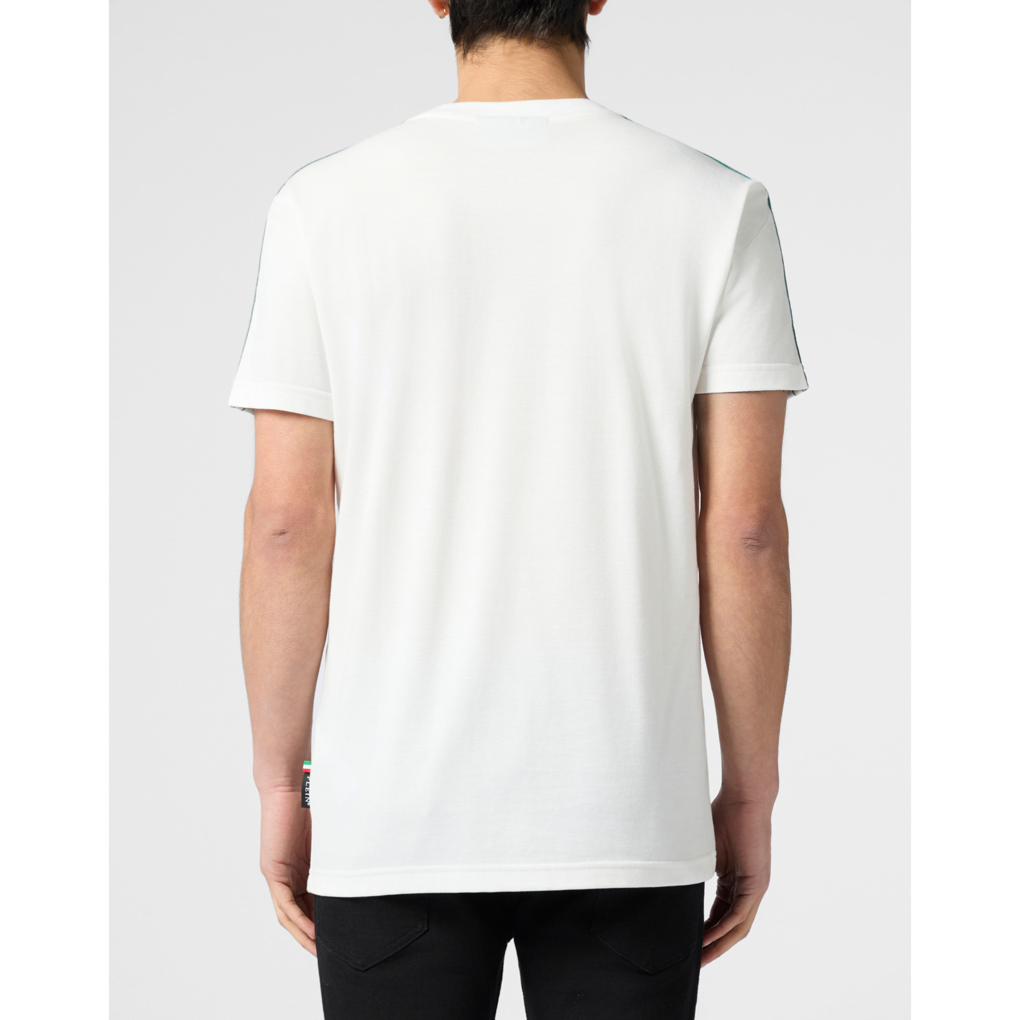 PHILIPP PLEIN Piquet Round Neck T-Shirt Plein Tennis