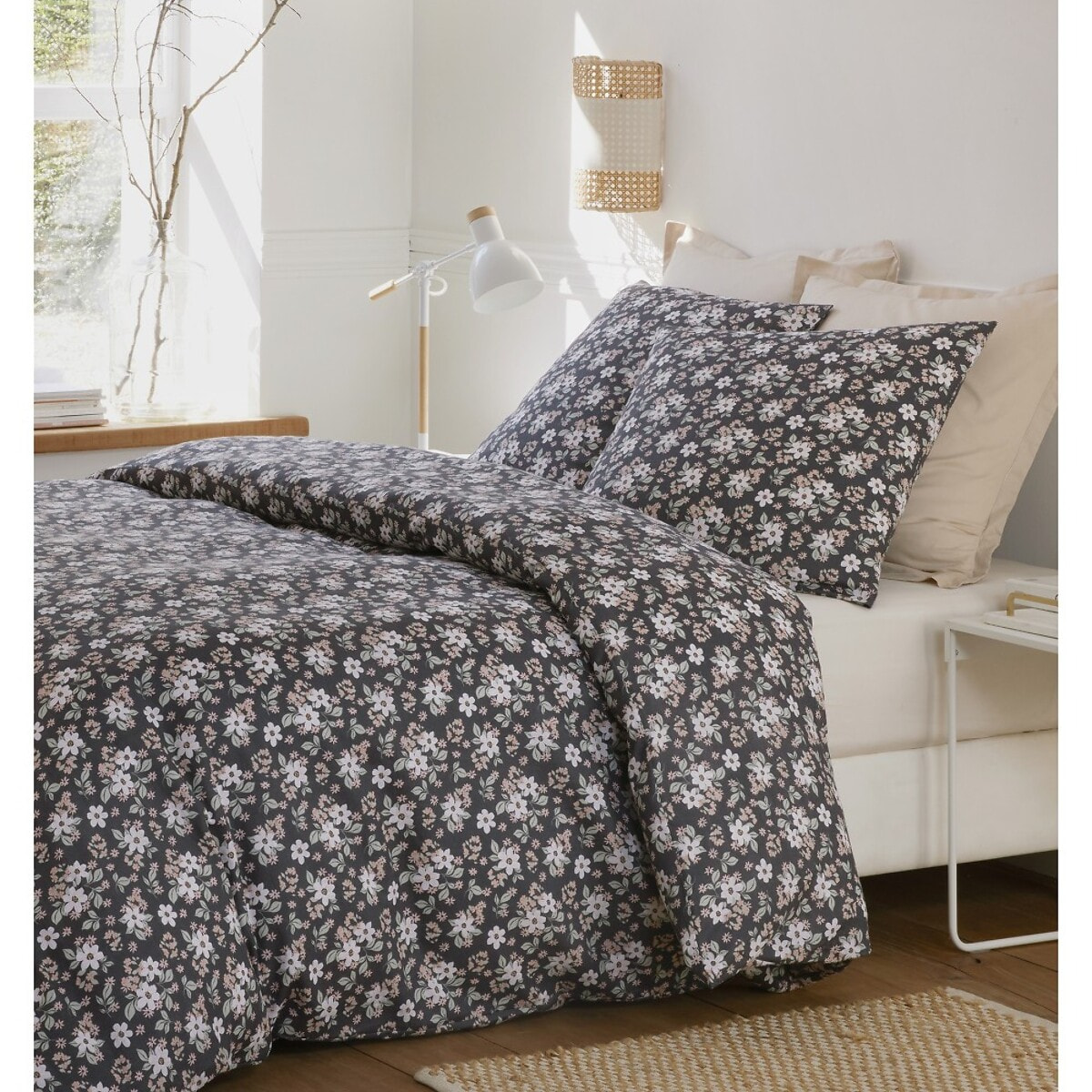 Parure housse de couette coton multicolore