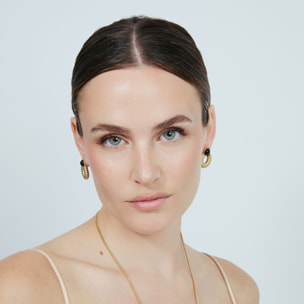 Pendientes Mugor acabado oro amarillo 18k