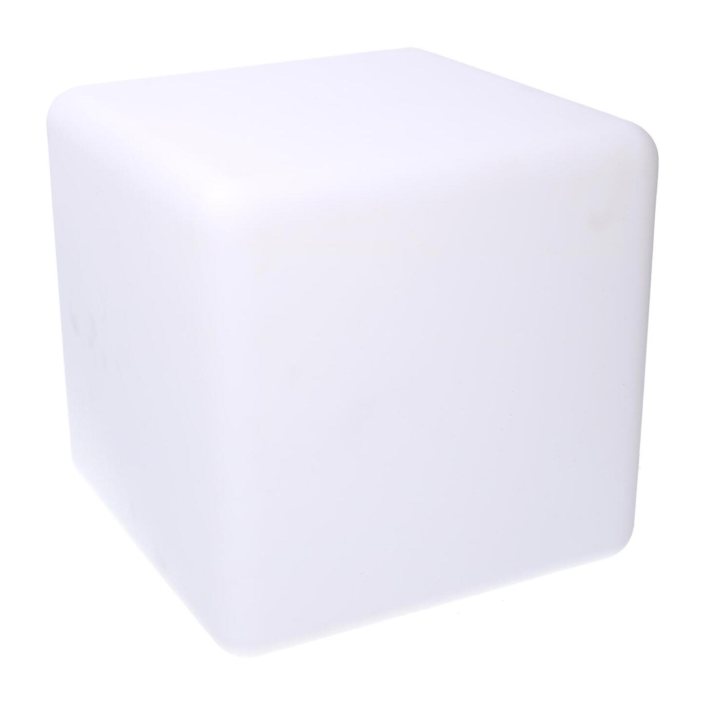 Lampada led in plastica ricaricabile multicolor quadro cm30x30h30