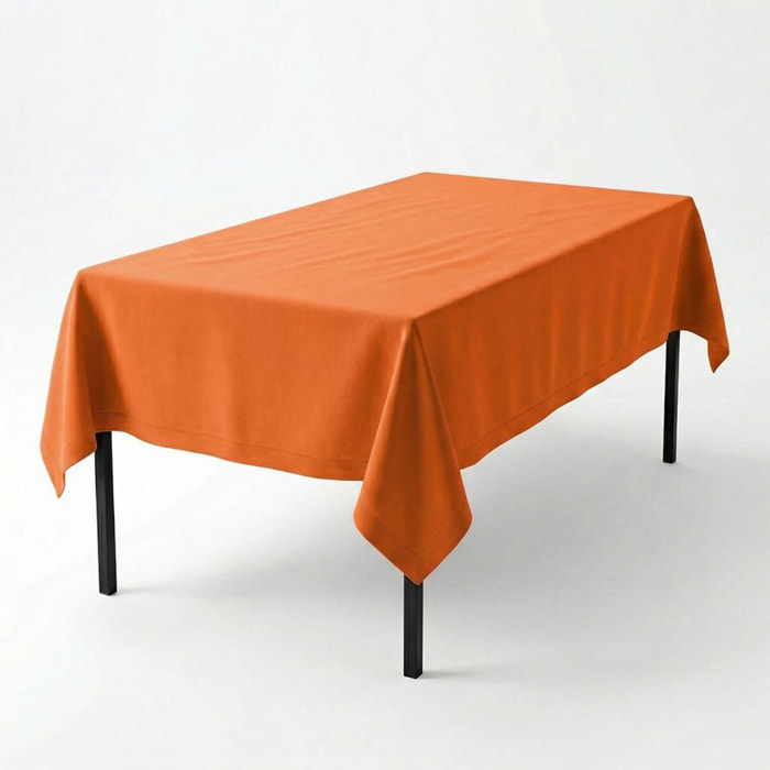 Tovaglia ajour in cotone - RUST