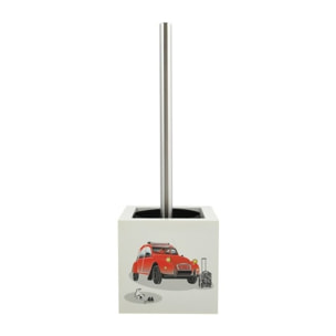 Brosse Wc avec support MDF & Inox Voiture 2CV MSV