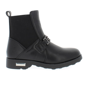 Armata di Mare Scarpe Donna Chelsea Boots con Decorazione Fibbia in Metallo AMD W52C60 Black