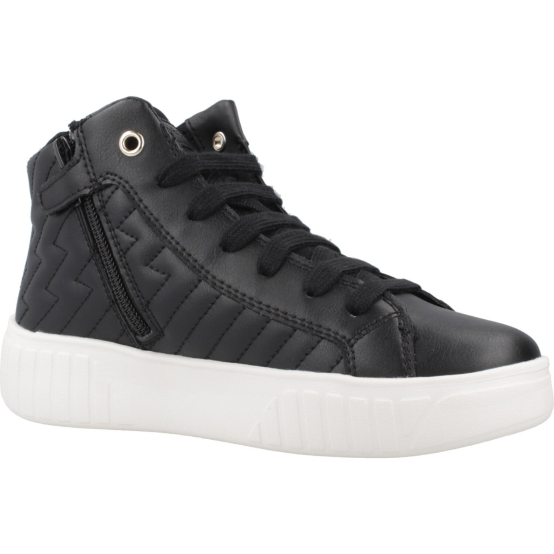 Zapatillas Niña de la marca GEOX  modelo J MIKIROSHI GIRL NEGRO