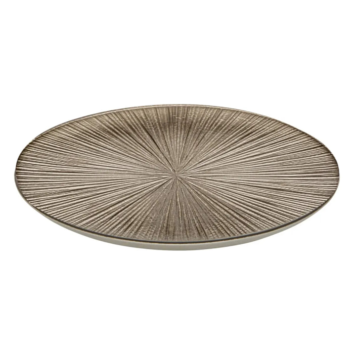 Assiette à dessert Gloria D.22cm champagne