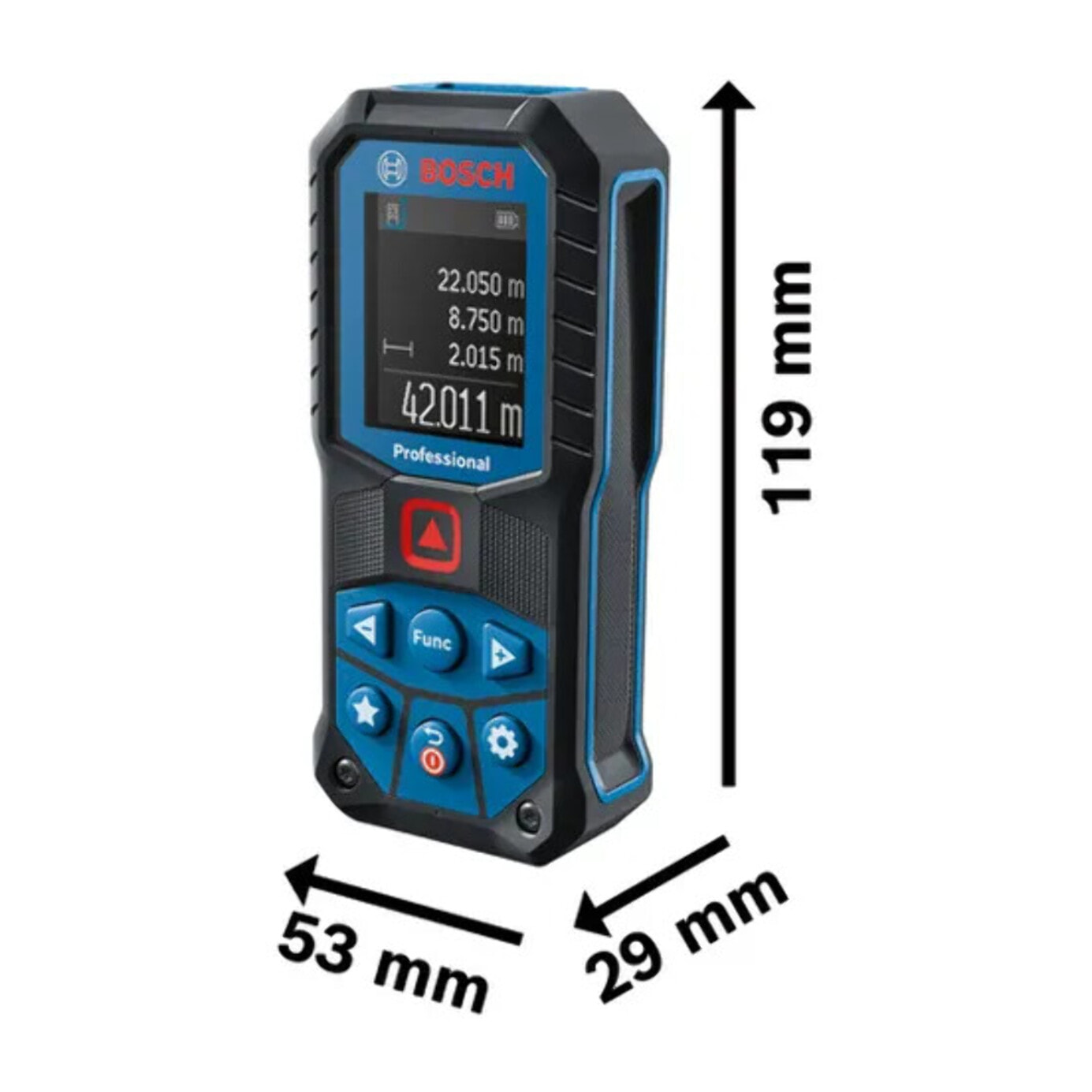 Télémètre laser GLM 50-22 PROFESSIONAL - BOSCH - Avec housse et dragonne - 0601072S00