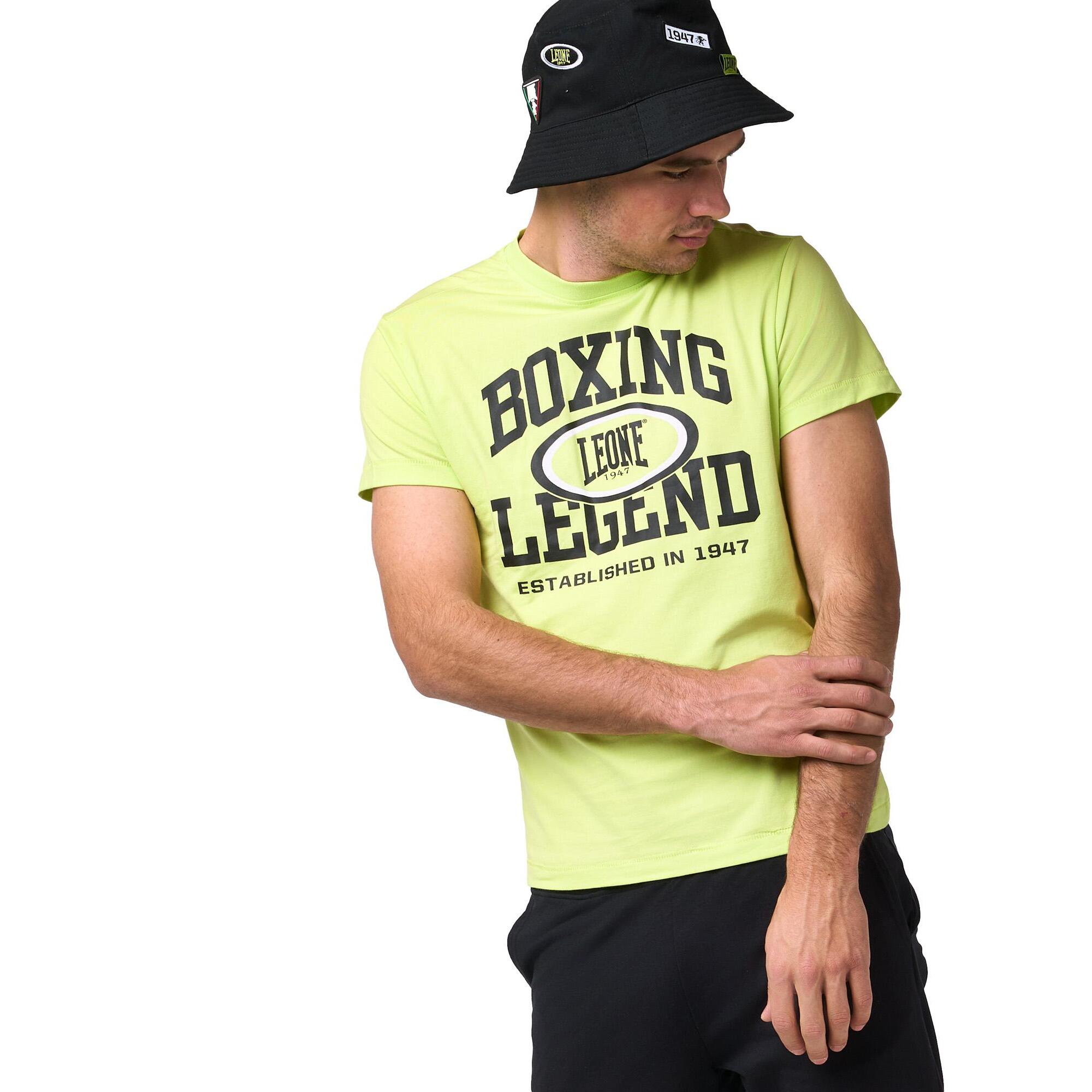 Camiseta de hombre de manga corta con estampado 'Boxing Legend' Leone Active