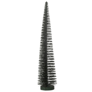 J-Line décoration Sapin De Noël Paillettes - plastique - vert foncé - medium