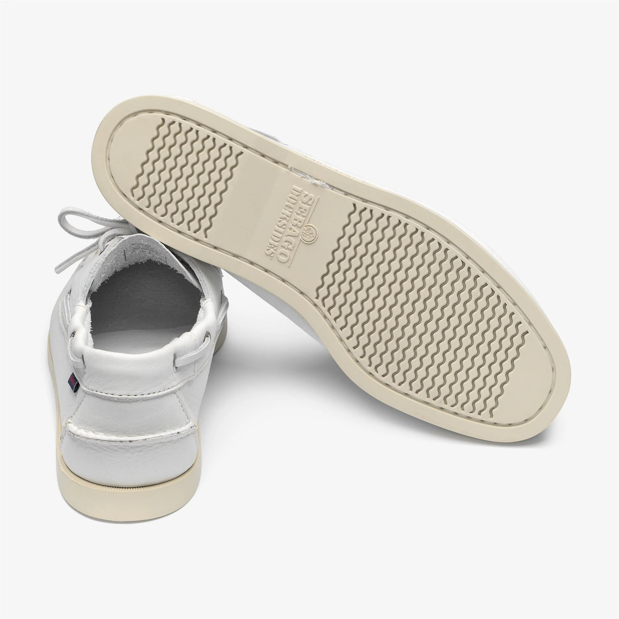 Sebago - Docksides Uomo Bianco - Portland Artisan Adirondak