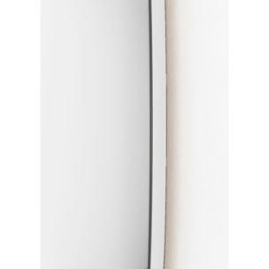 Espejo redondo Lune aglomerado blanco ø38cm