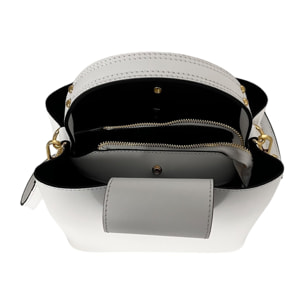 Bolso de mano Cheval Firenze Giulia Blanco