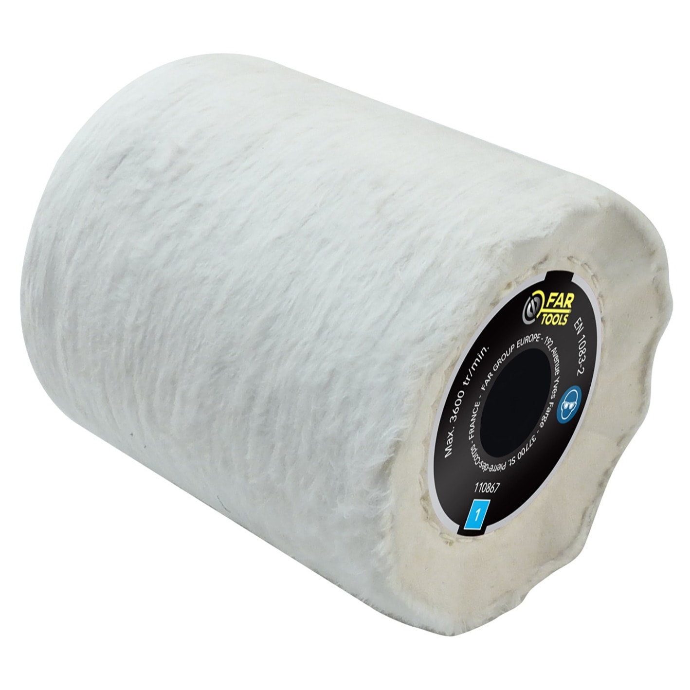 Brosse en coton FAR TOOLS Ø 120 mm x L 100 mm - 110867