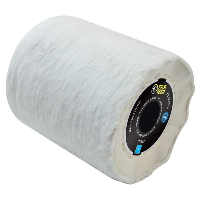 Brosse en coton FAR TOOLS Ø 120 mm x L 100 mm - 110867