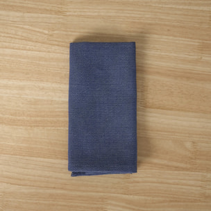 Lot de 2 serviettes jacquard Massaic Bleuon