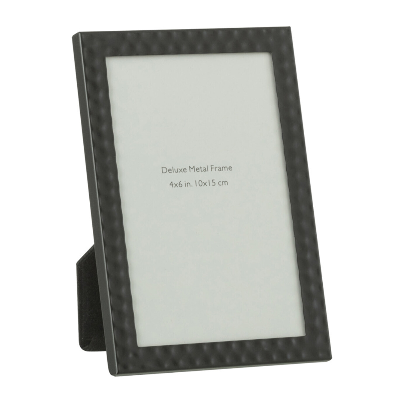 J-Line cadre photo Bord Martelé - métal - noir - small - 2 pcs