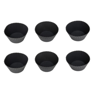 Lot de 6 caissettes en silicone