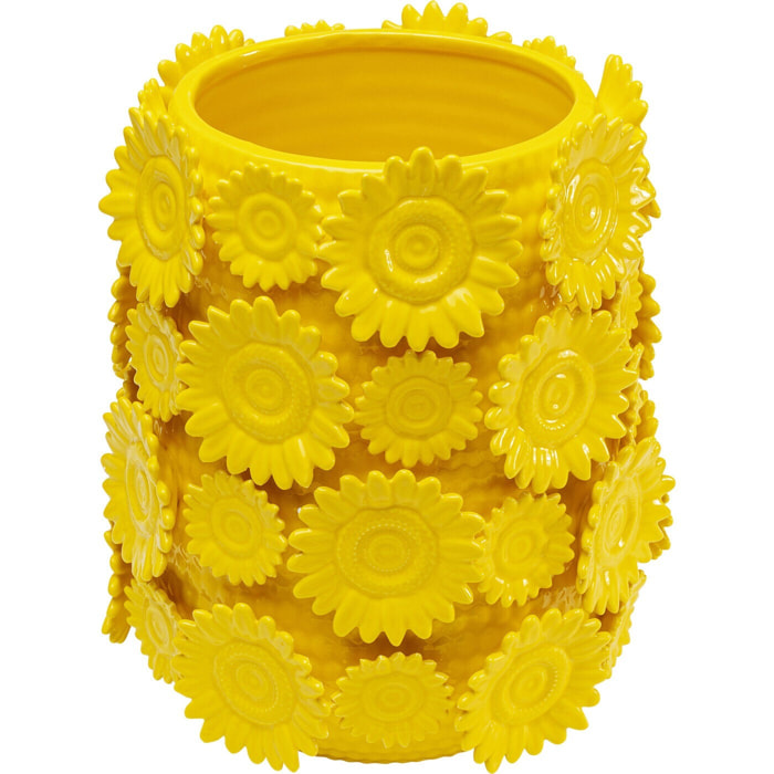 Vase tournesols jaunes Kare Design