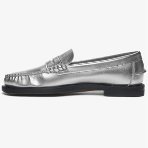 Sebago - Mocassini Donna Argento - Dan Met Woman
