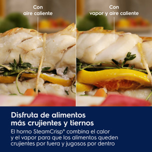 Electrolux Horno de vapor Serie 600 SenseCook con SteamCrisp con limpieza pirolítica EOC6P77X