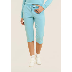 Pantaloni Corsaro con Fondo Stondato e Logo FREDDY