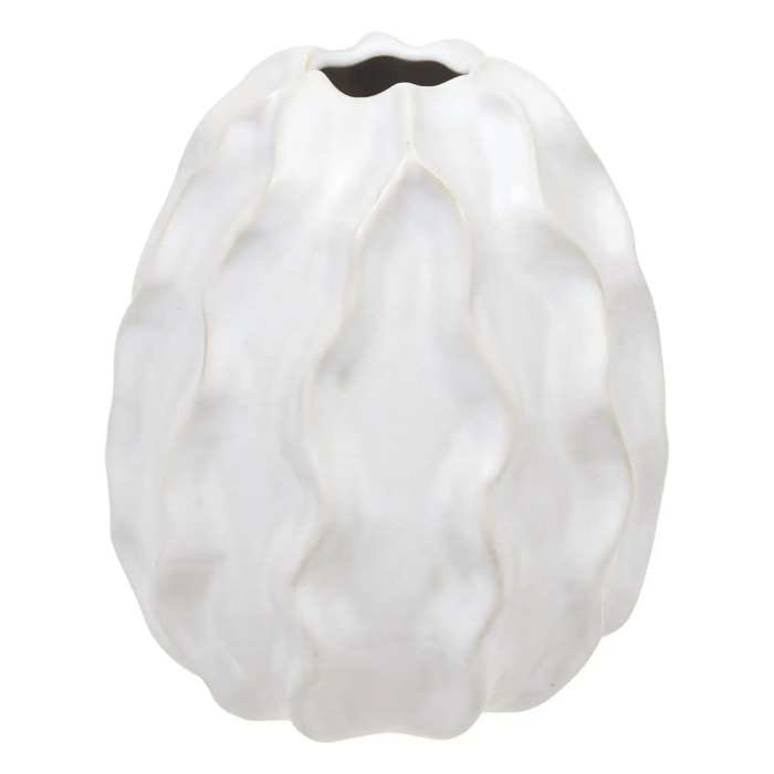 Vase Sandri blanc H17cm