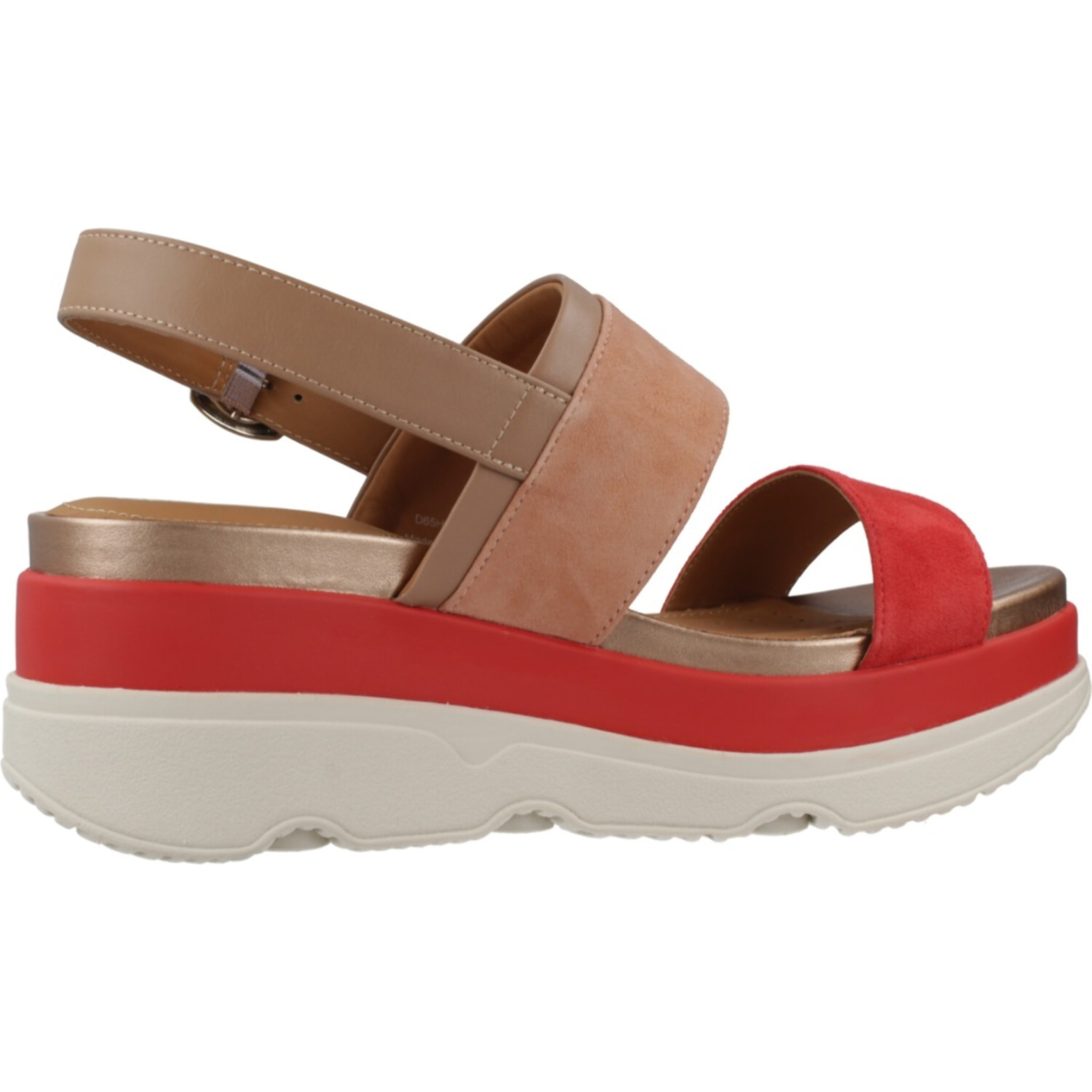 Sandalias Mujer de la marca GEOX  modelo D GARDENIA NARANJA