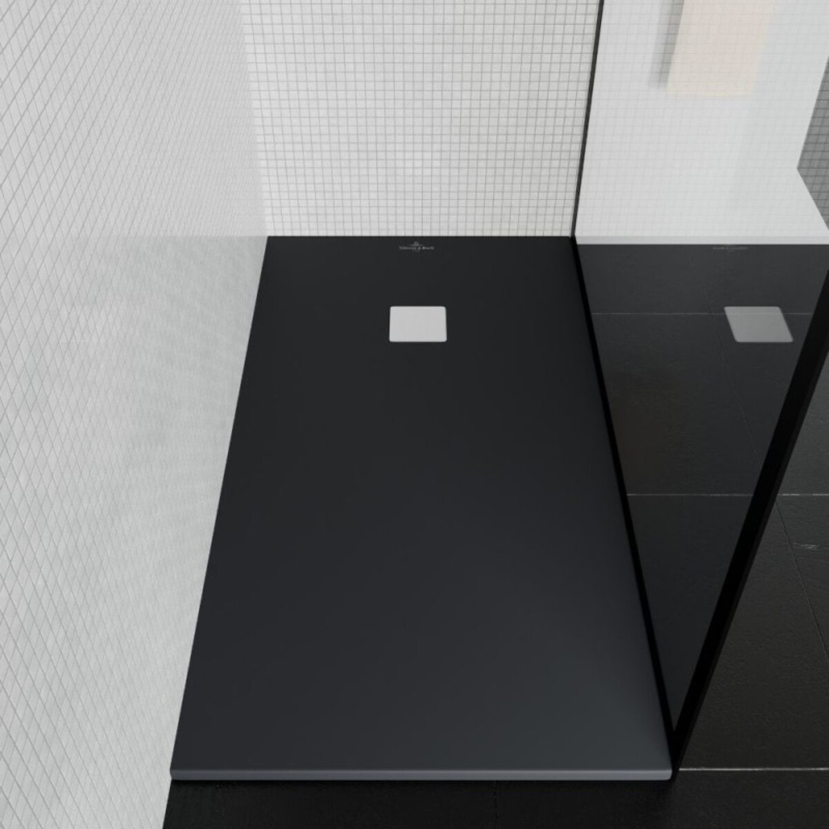 Receveur découpable Exclusive anthracite