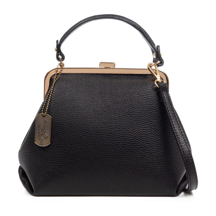 Borsa da donna Arienzo. Vera pelle Dollaro.