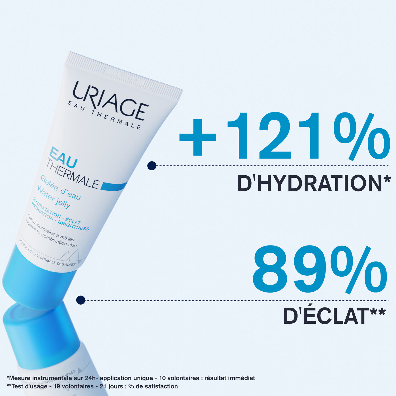 Eau Thermale - Gelée d'Eau - Hydrate, Désaltère & Illumine 40 ml