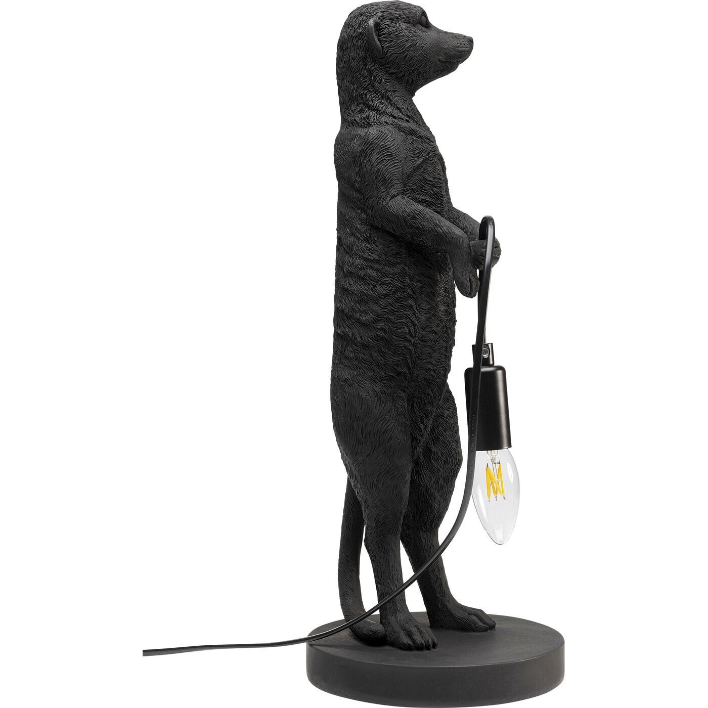 Lampe suricate noir Kare Design