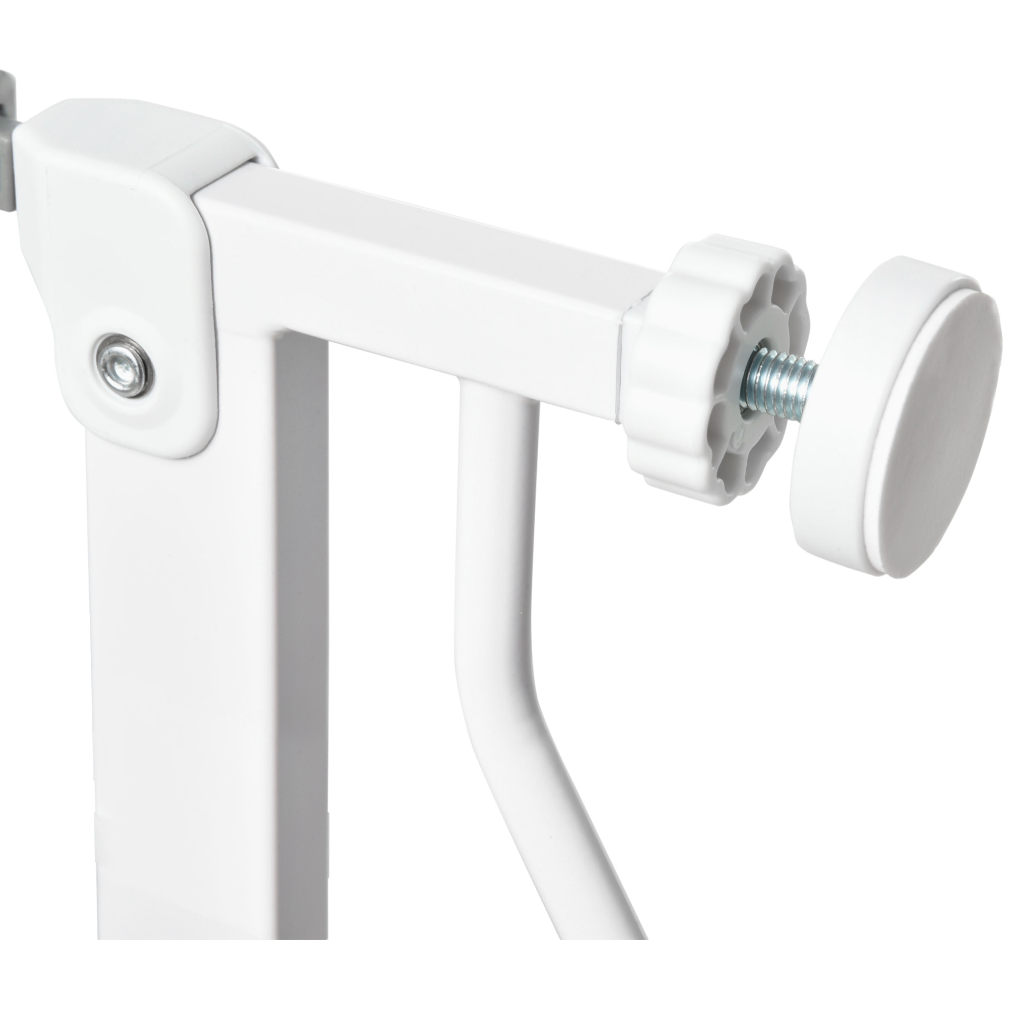 PawHut Cancelletto di Sicurezza per Cani Estensibile da 75-145cm, in Acciaio e ABS